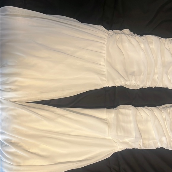 Fashion Nova Elegant White Backless jumpsuit - Picture 6 of 6